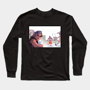 Biker Dog Long Sleeve T-Shirt